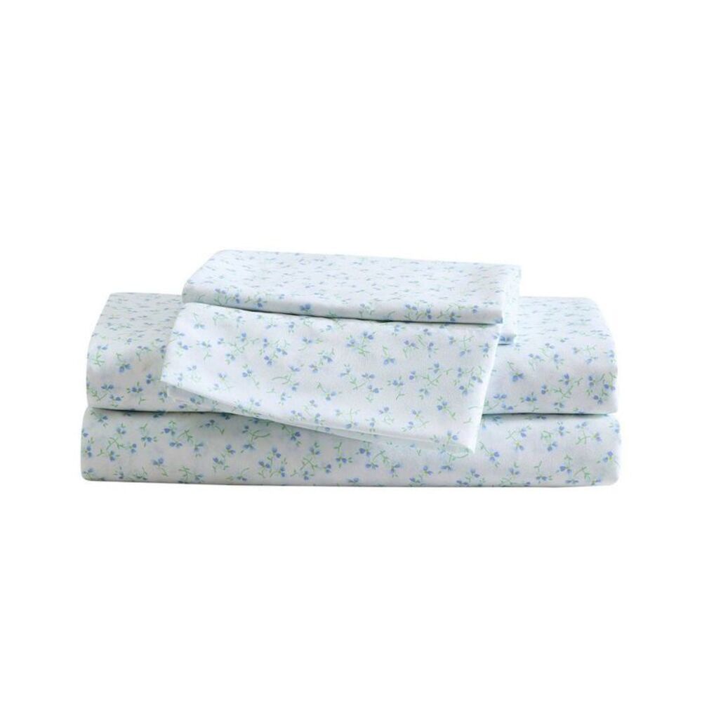Betseyville Twin Ballet Floral Sheet Set Blue